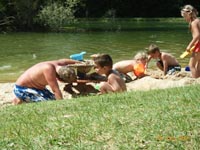At the lake!